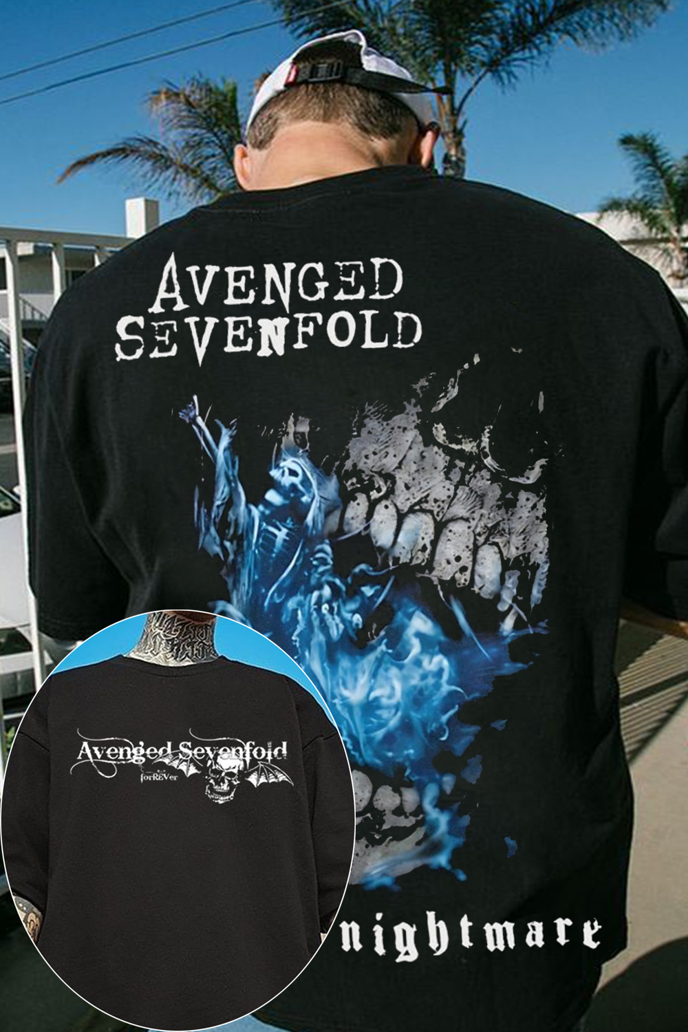 Avenged Sevenfold A7X Rock Band Tee