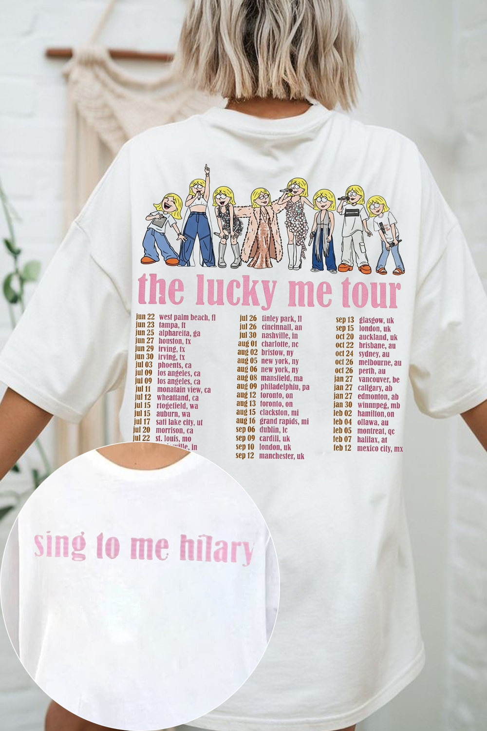 Hilary Duff World Tour Shirt