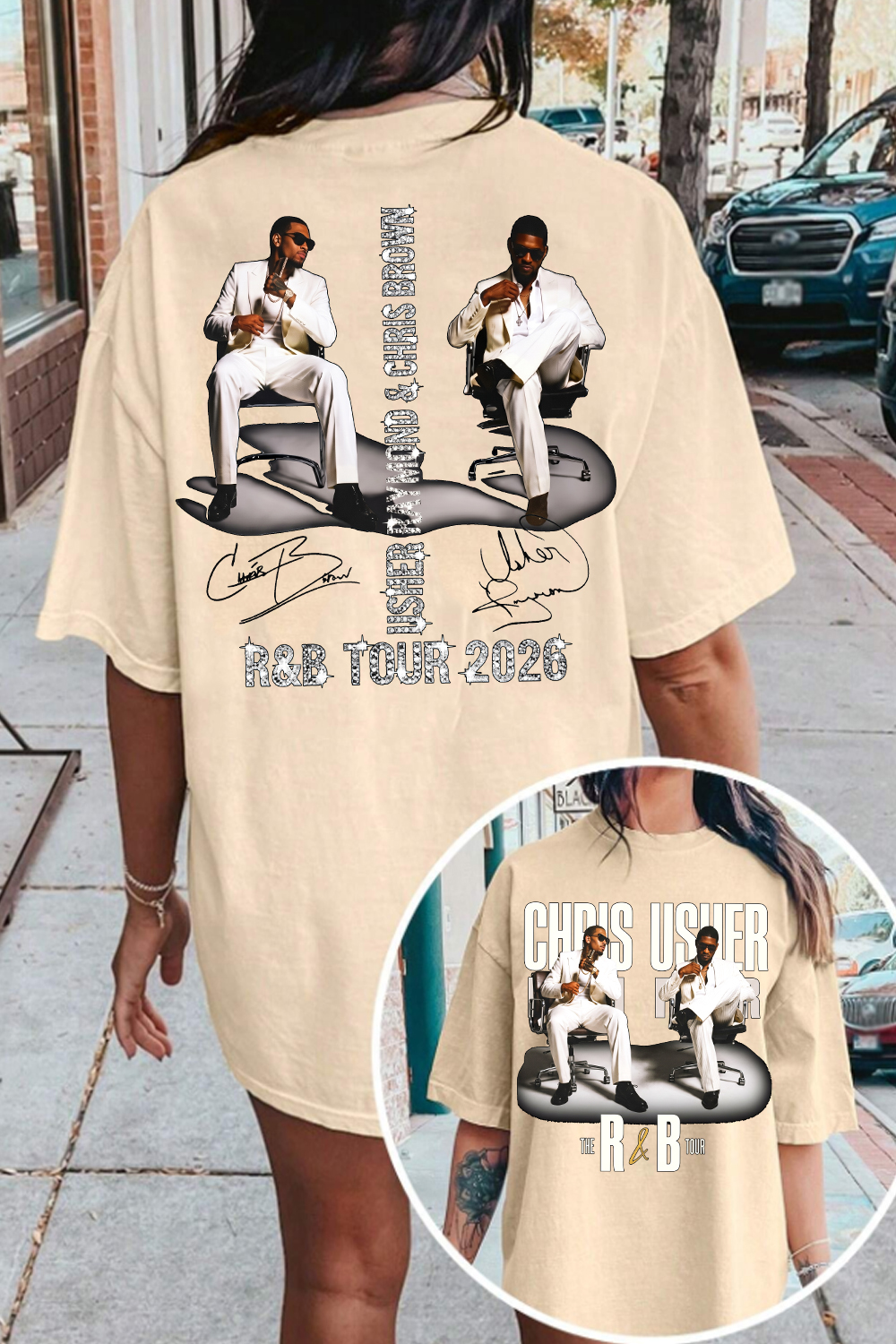 CB & Usher Concert Women Shirt