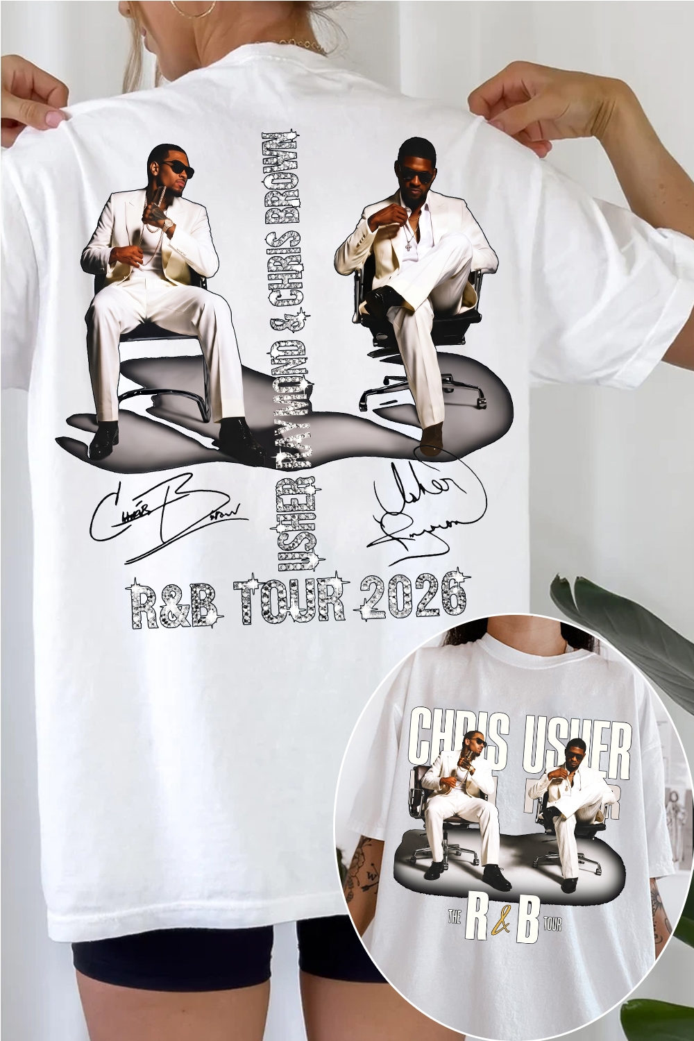 CB & Usher Concert Women Shirt