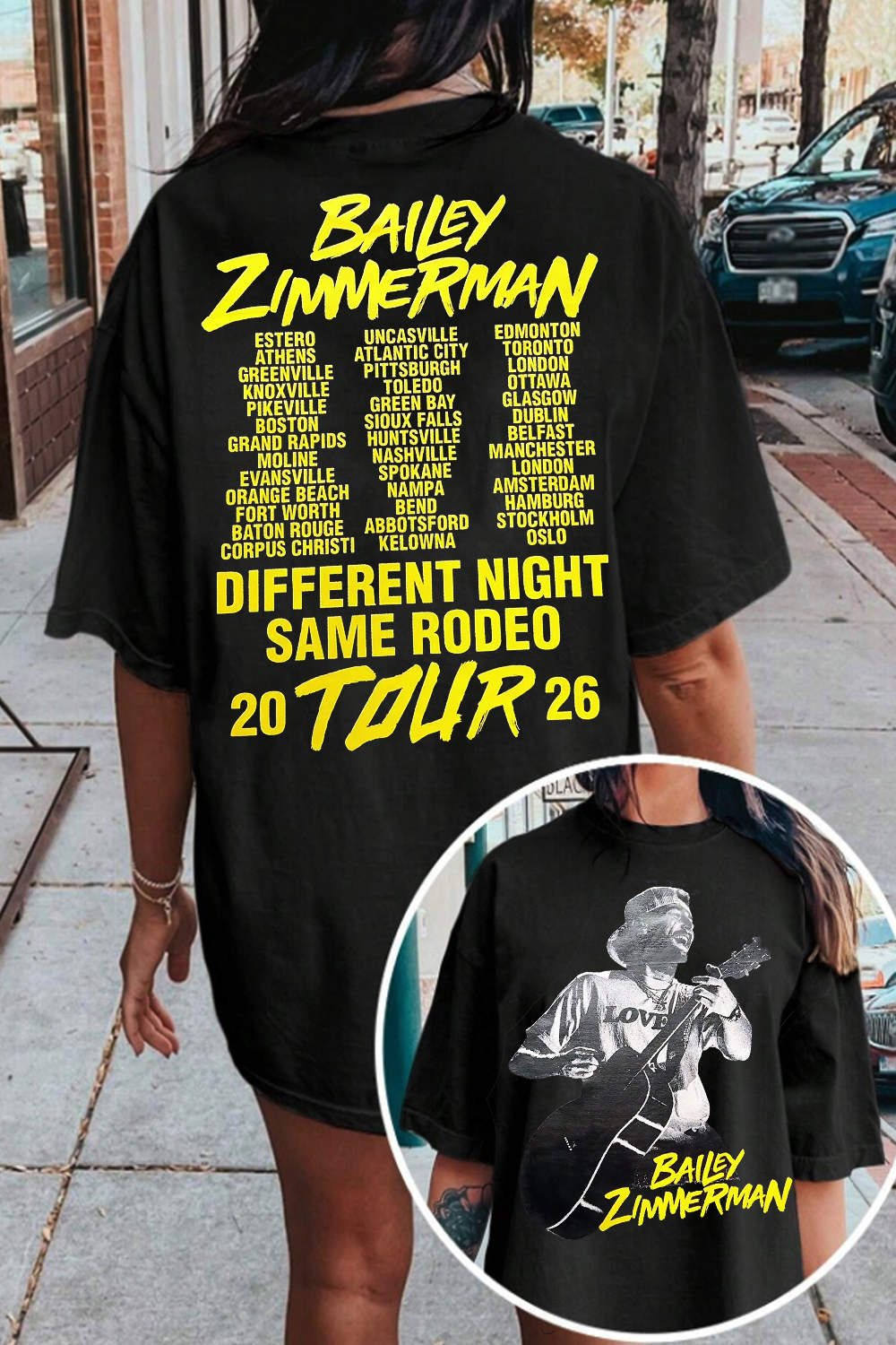 Bailey Zimmerman Fans Tee