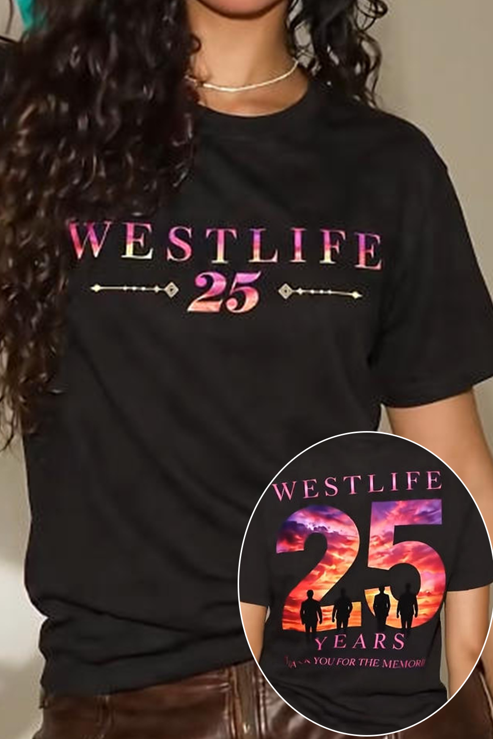Westlife 25 Years Anniversary Tee