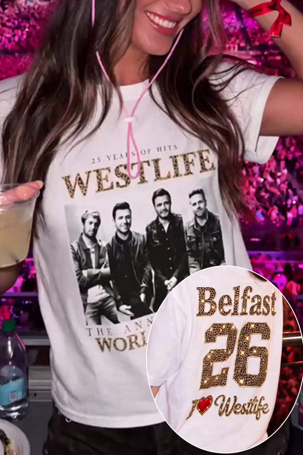 Westlife 25 Years Of Hits Tee