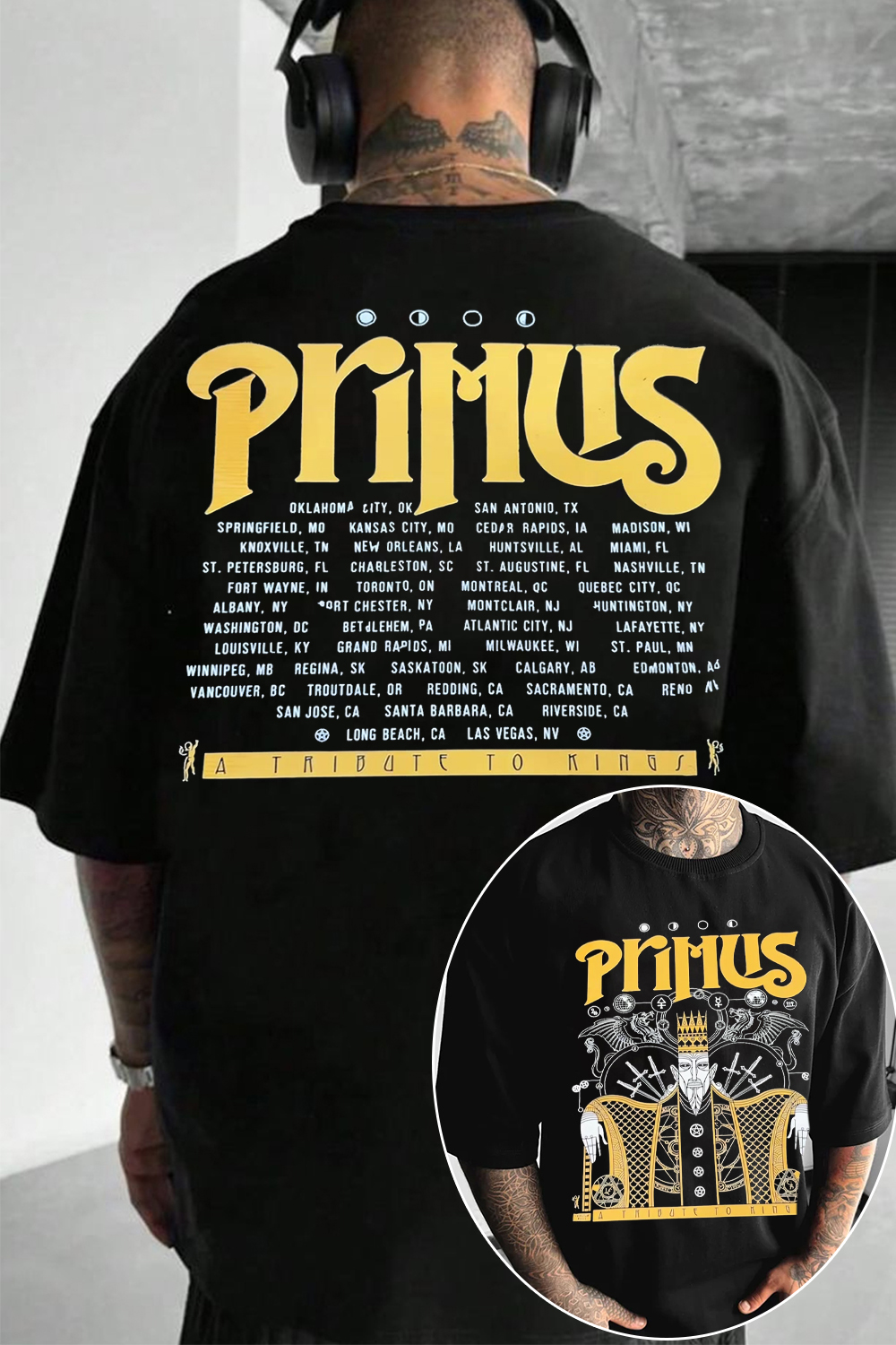 Primus Band Tour Graphic T-Shirt