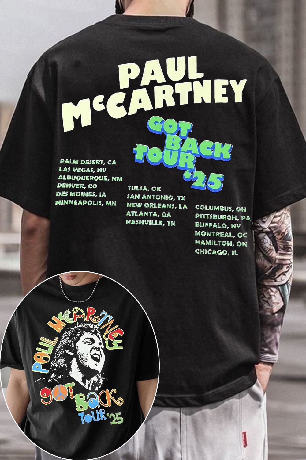 Paul McCartney Music Tee