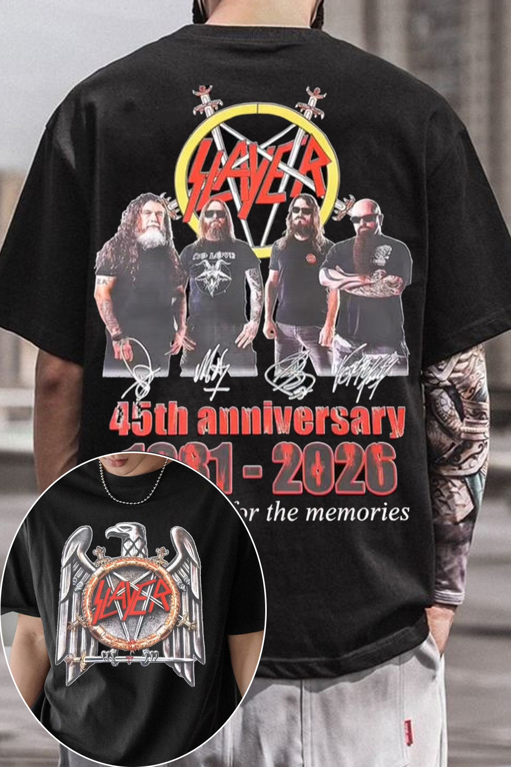 Slayer Band Tee