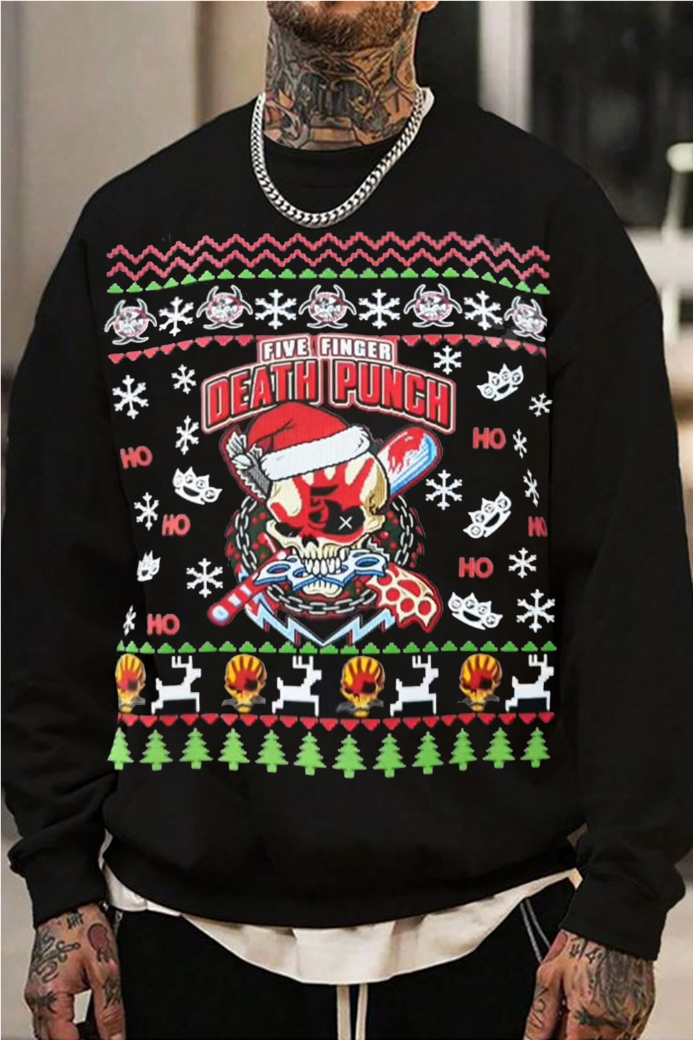 Five Finger Death Punch Christmas Sweatshirt