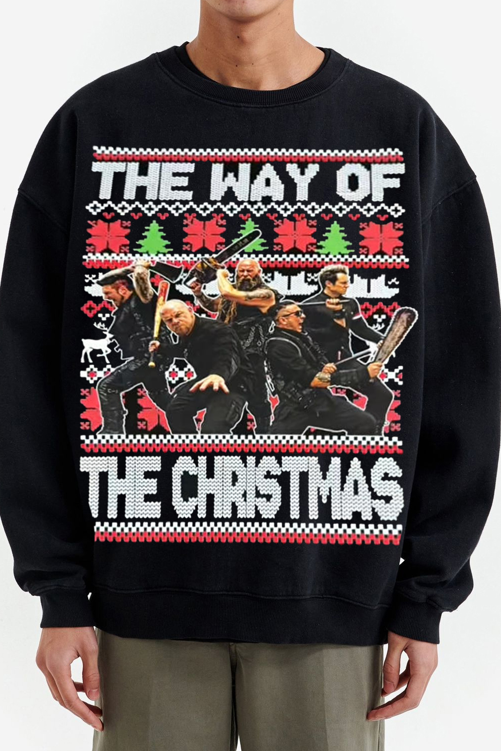 Five Finger Death Punch The Way Of Christmas Sweatshirt