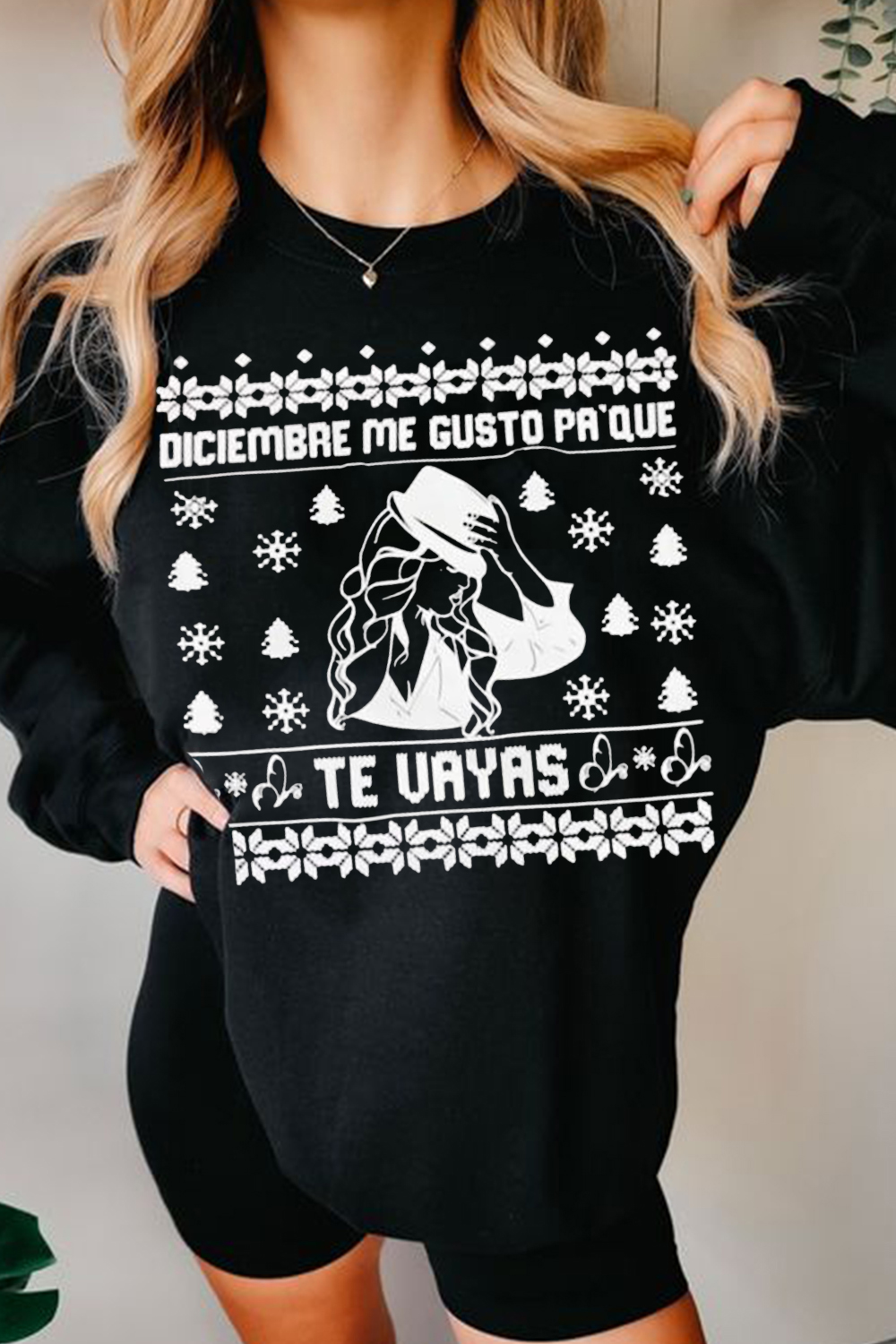 Jeni Rivera Christmas Graphic Sweatshirt