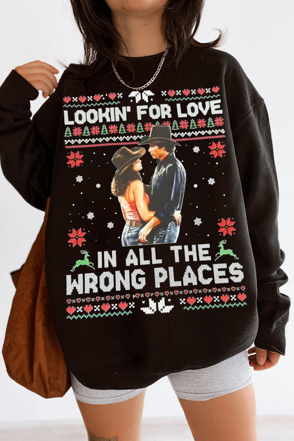 Bud And Sissy Lookin For Love Christmas Sweatshirt
