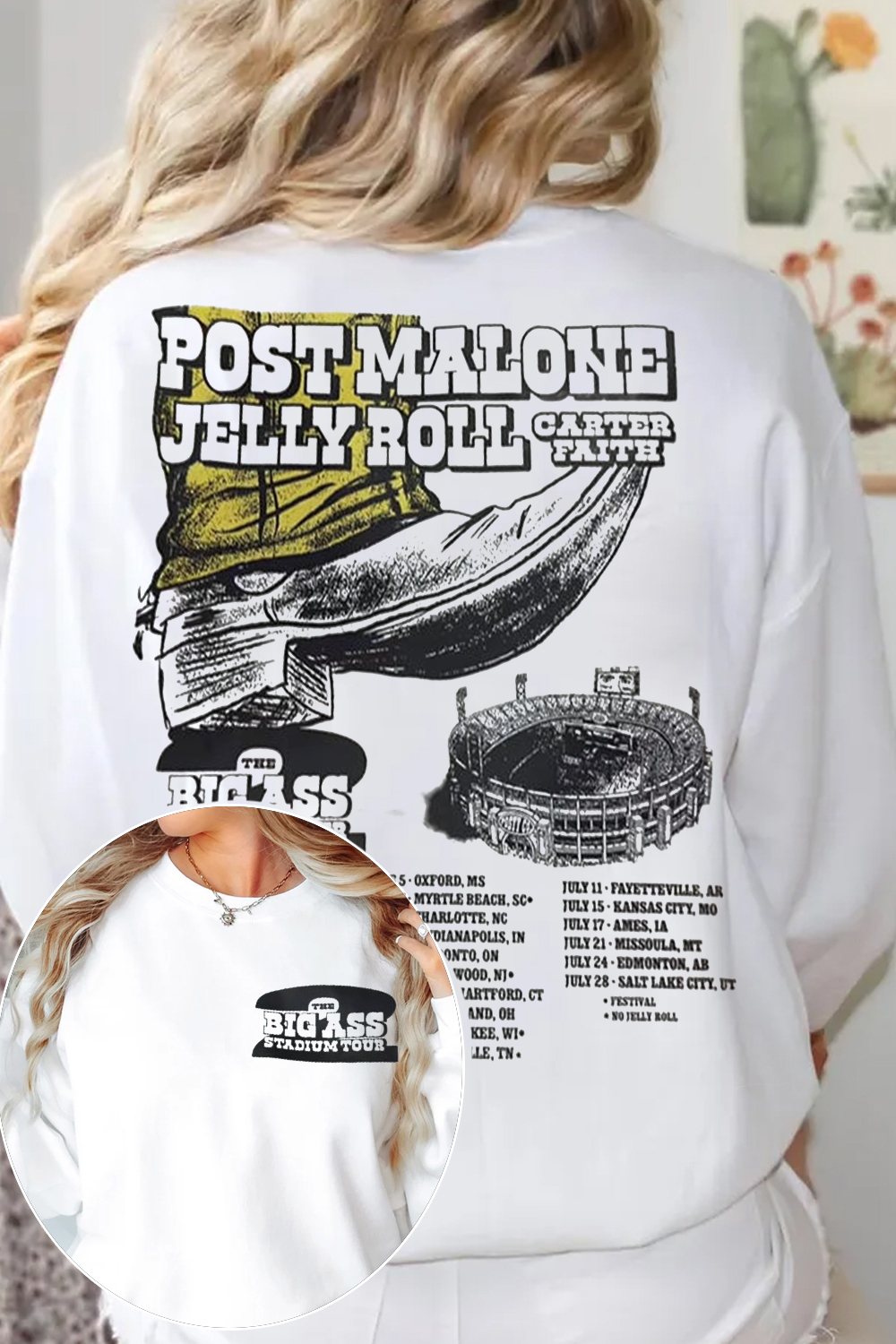 Post Malone Tampa Show 🎤 Sweatshirt
