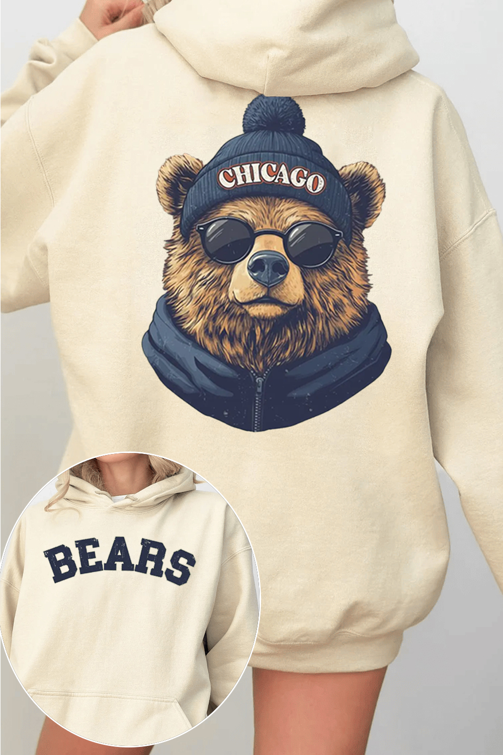 Chicago Bears Mascot Hoodie