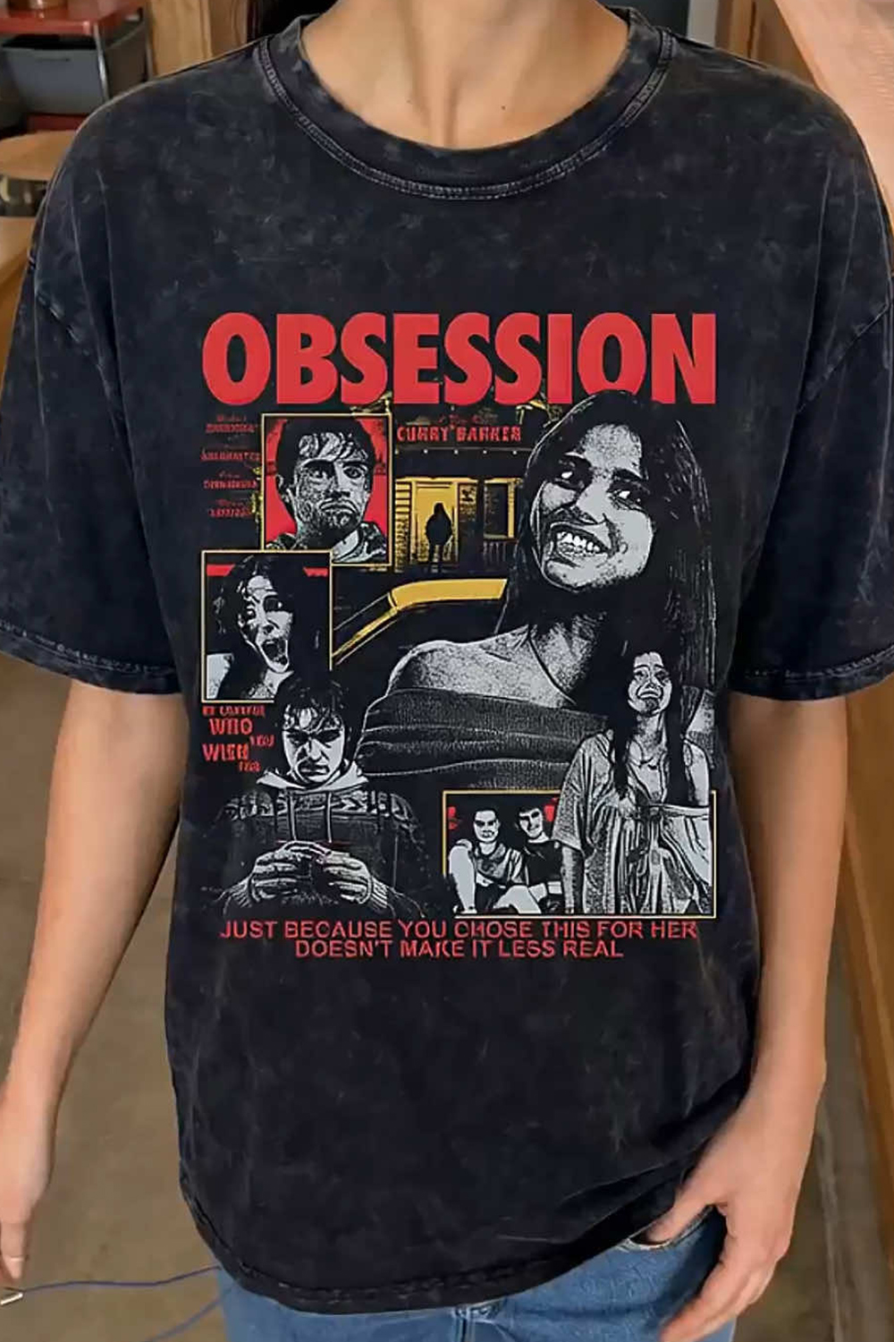 Graphic Obsession Movie Washed Cotton Shirt