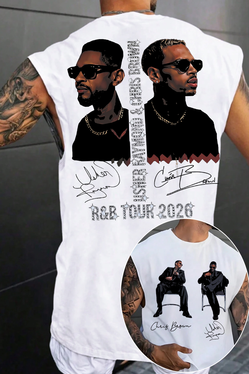 CB & Usher Concert Tank