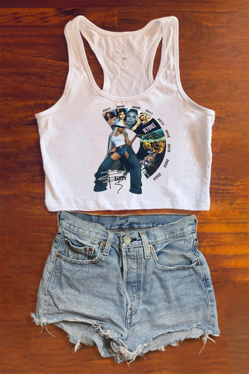 Beyoncé Carter Cowboy Tour Album  Racerback vest