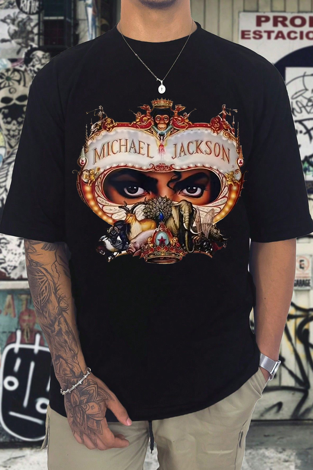 Michael Jackson Dangerous Graphic Tee For Men