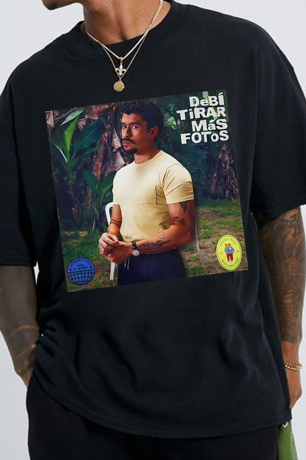 Bad Bunny 2025  DTMF Album Graphic Tee For Men