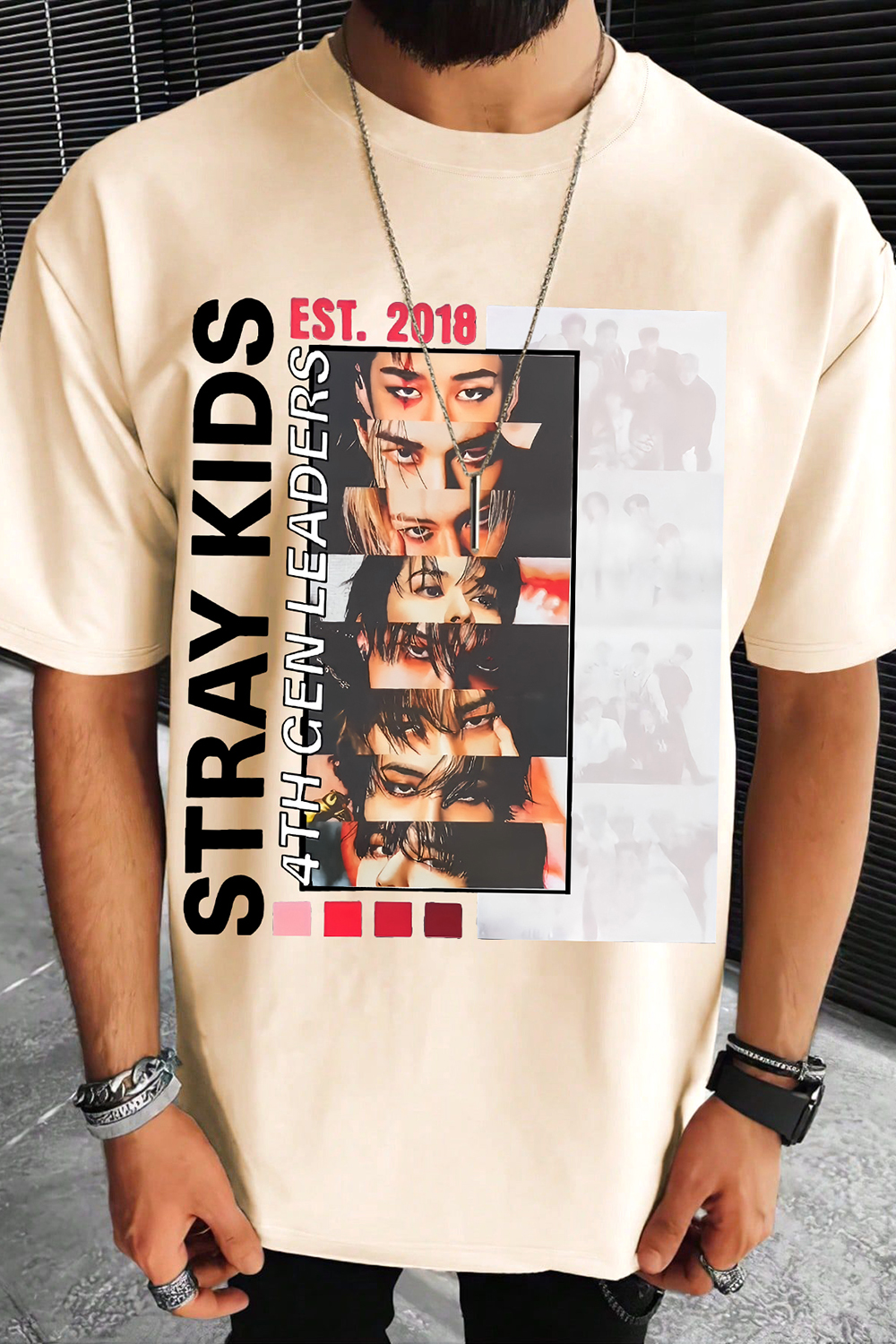Stray Kids Album Graphic Tee For Men