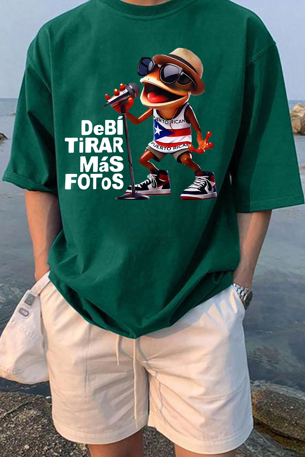 Bad Bunny Album Frog Flag Tee For Men