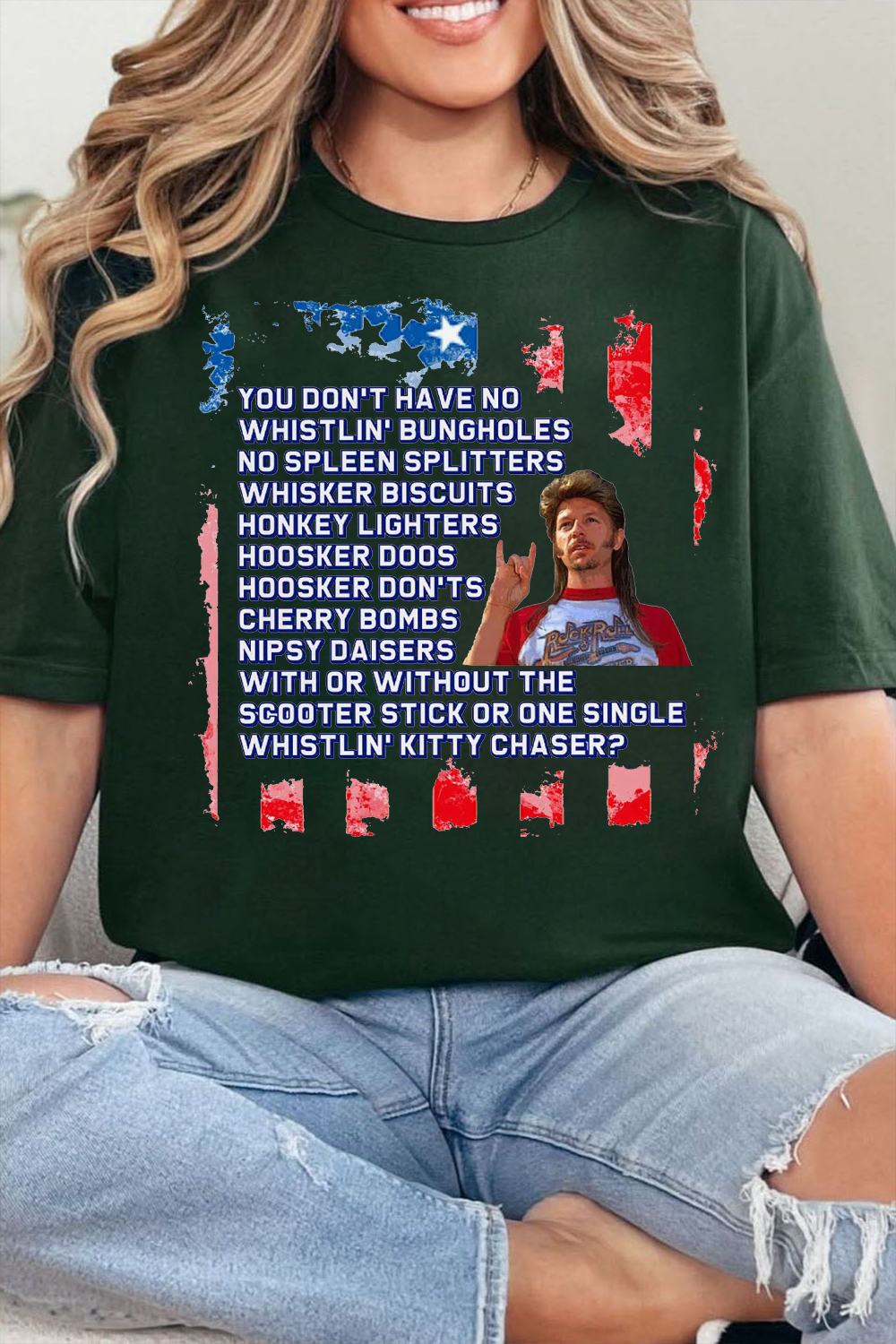 4th Of July Joe Dirt, Funny America  Tee For  Women