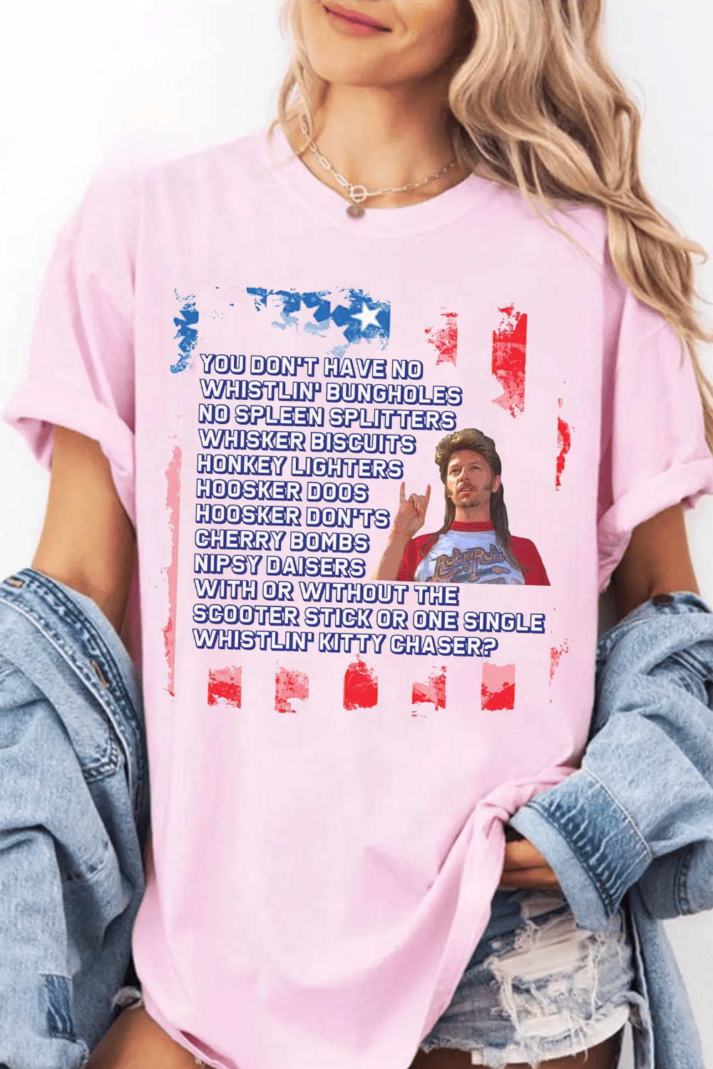 4th Of July Joe Dirt, Funny America  Tee For  Women