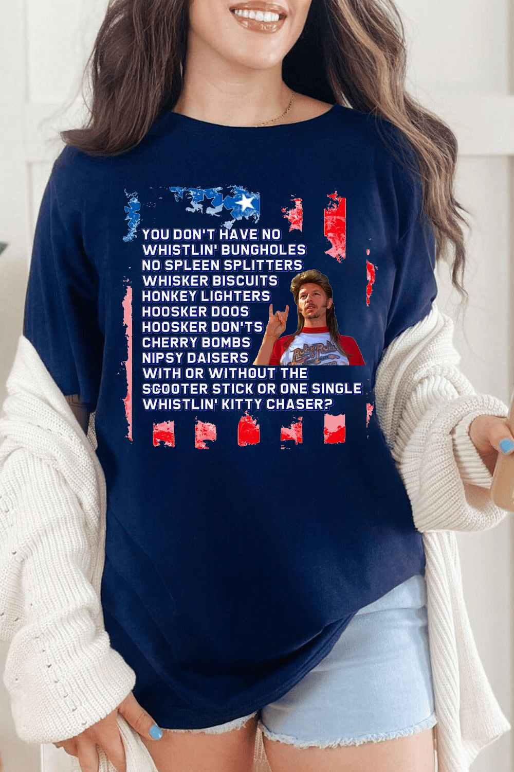 4th Of July Joe Dirt, Funny America  Tee For  Women