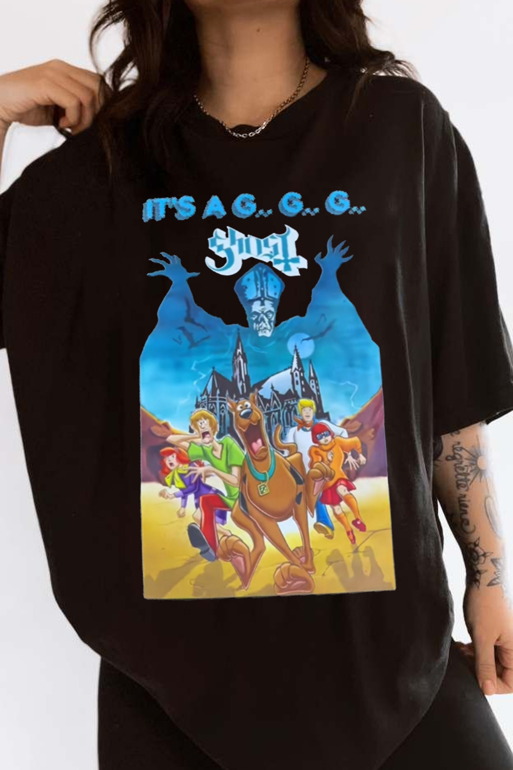 Ghost meets Mystery Incorporated t-shirt
