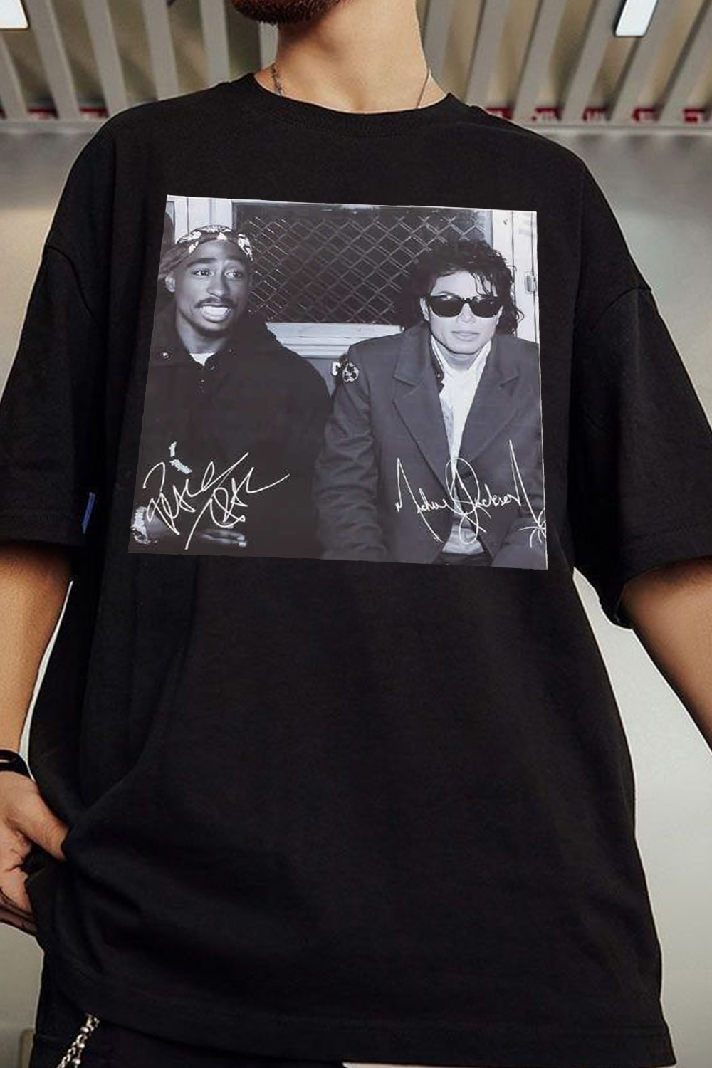 MJ & Tupac Tee