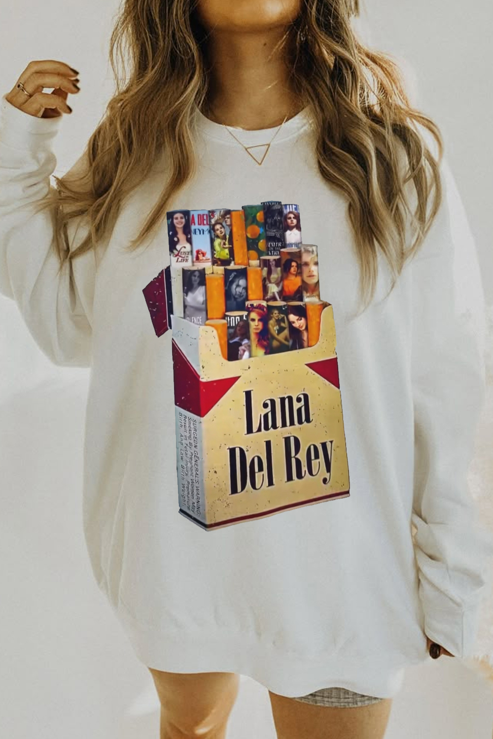 Laan Delreyy on smoke Album Sweatshirt ????
