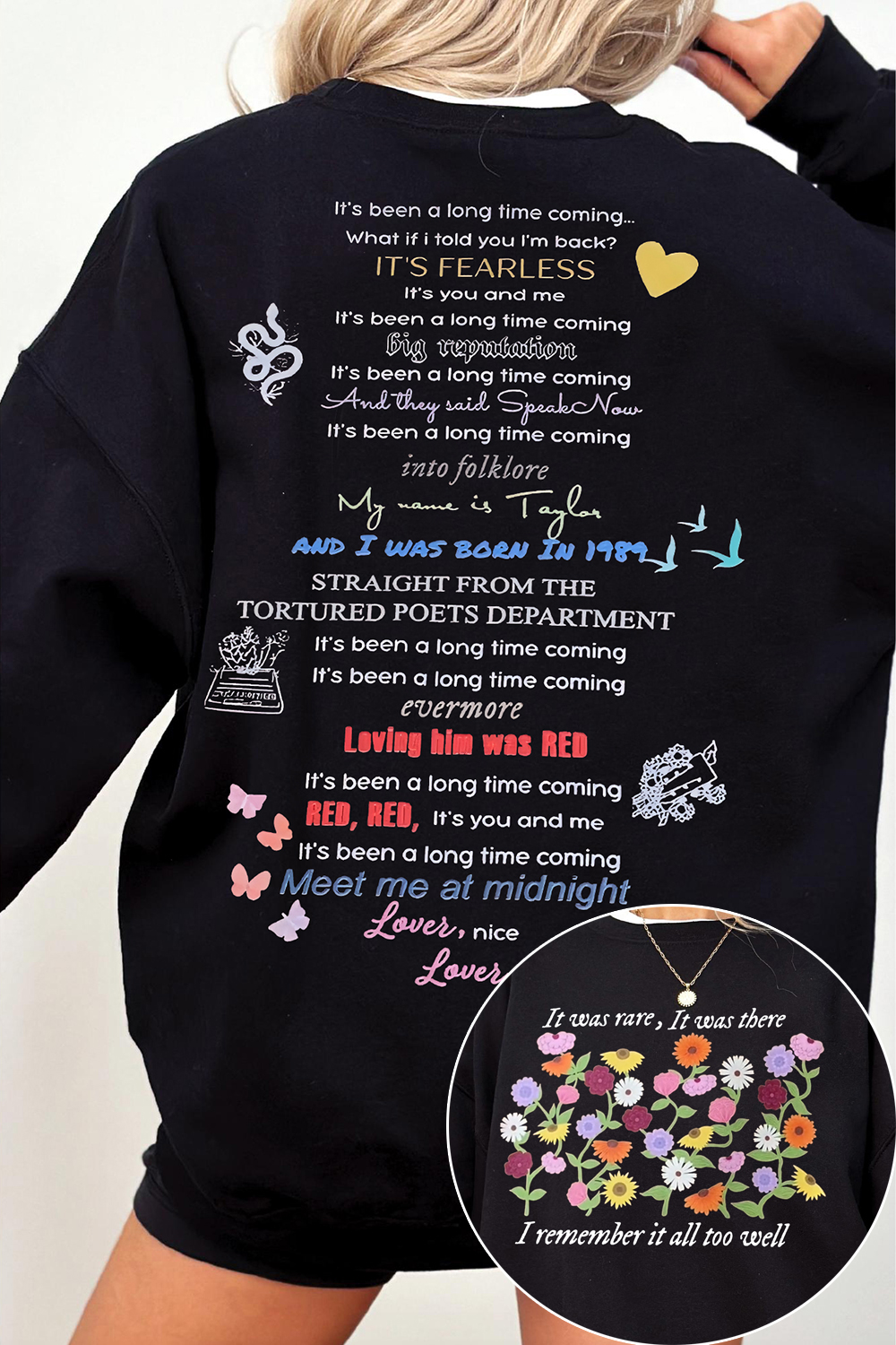 Swifties Era Tour Graphic Sweatshirt For Women