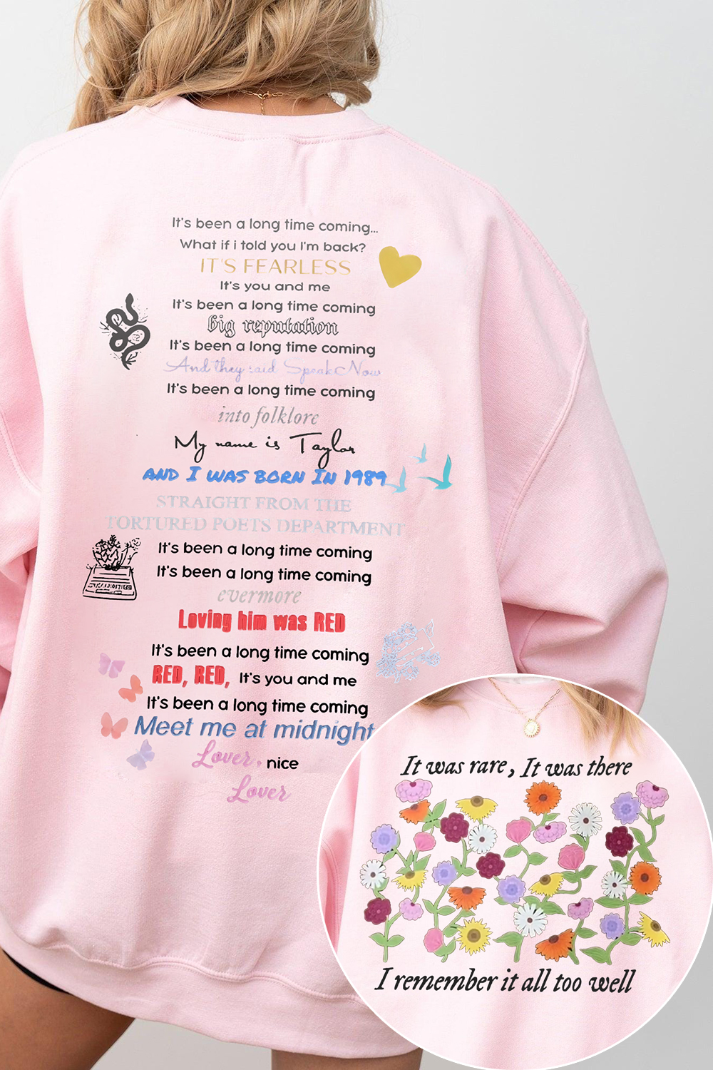 Swifties Era Tour Graphic Sweatshirt For Women