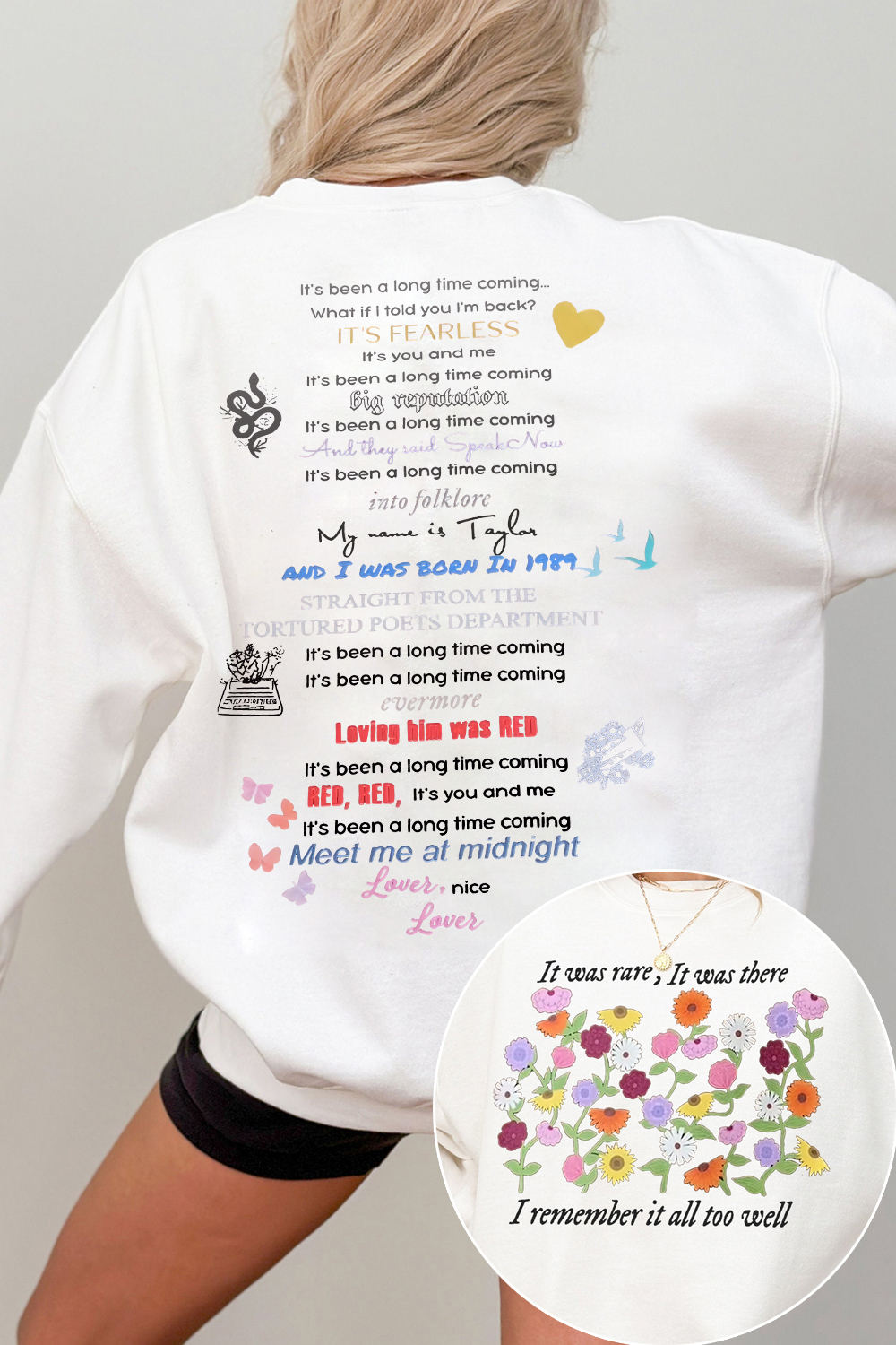 Swifties Era Tour Graphic Sweatshirt For Women