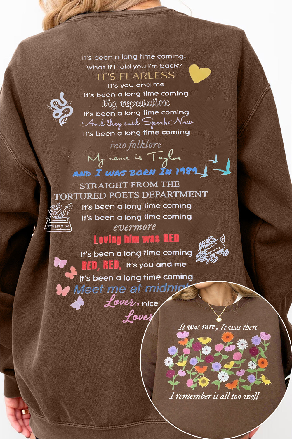 Swifties Era Tour Graphic Sweatshirt For Women