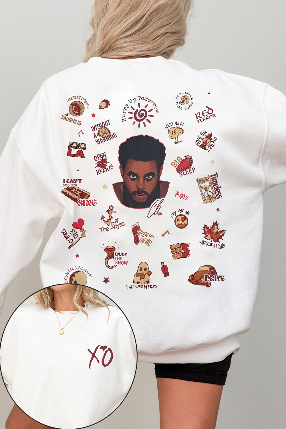 The Weeknd Merch Hurry Up Tomorrow Album Sweatshirt For Women