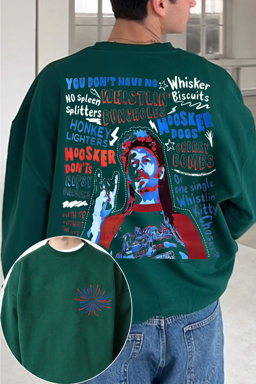 Joe Dirt is ready for your party in 4th of July Sweatshirt For Men