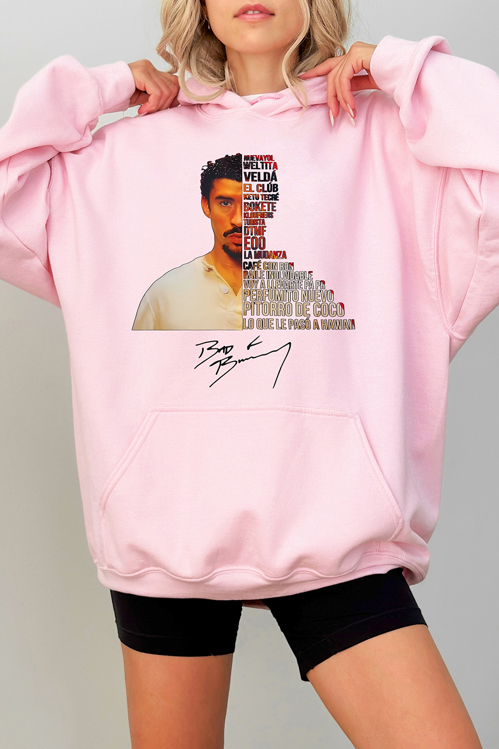 Bad Bunny Album DTMF Graphic Hoodie For Women