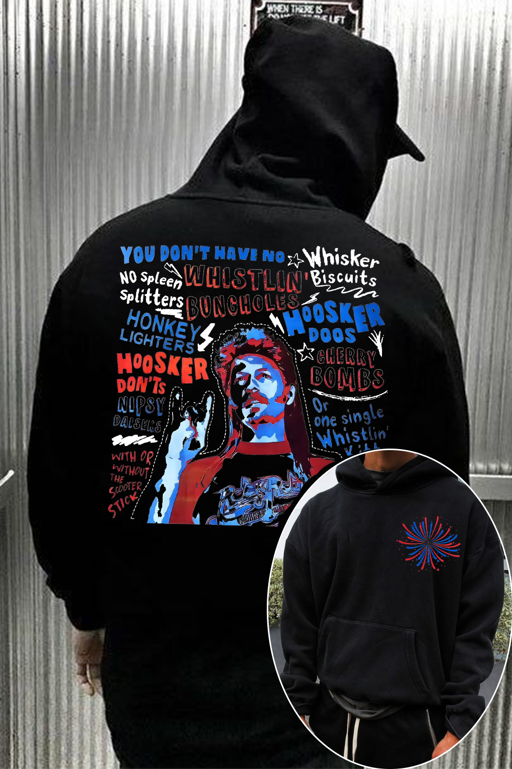 Joe Dirt is ready for your party in 4th of July Hoodie For Men