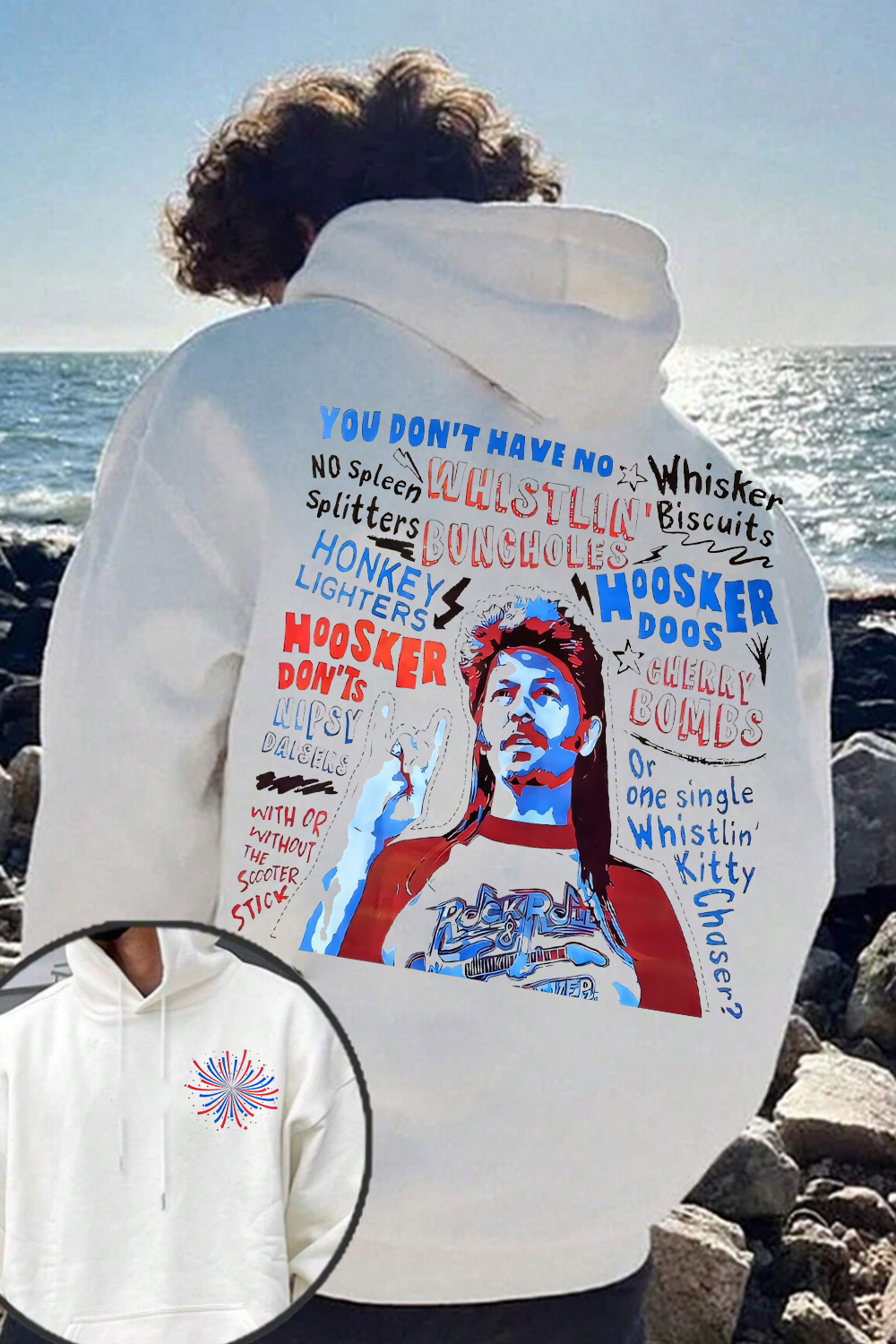 Joe Dirt is ready for your party in 4th of July Hoodie For Men