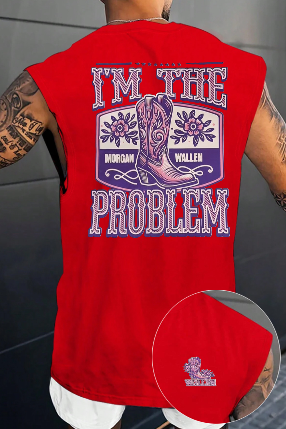 morganwallen music fans Men's vest