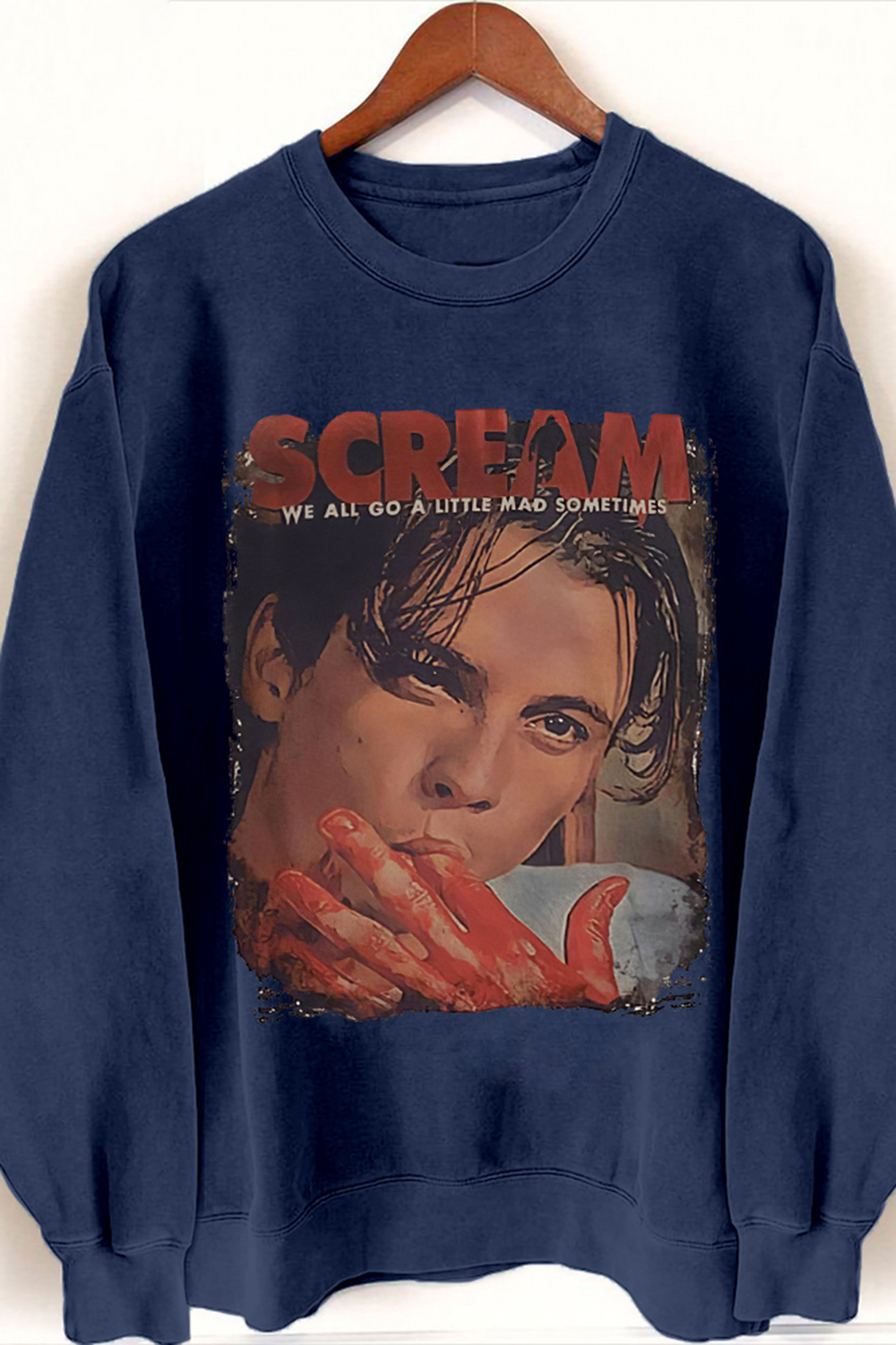 Scream Billy Loomis Lets Watch Scary Movies Sweatshirt For Women