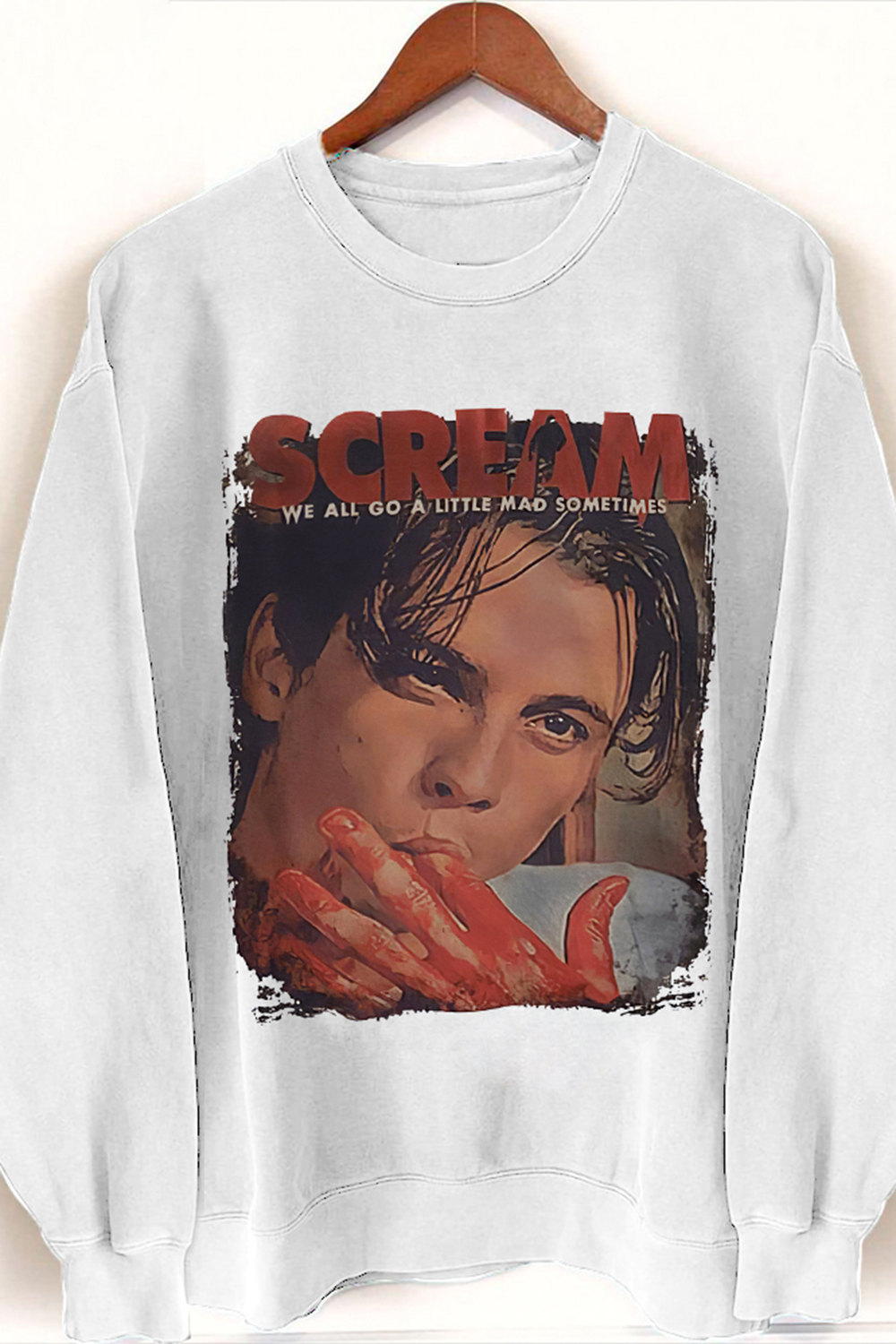 Scream Billy Loomis Lets Watch Scary Movies Sweatshirt For Women