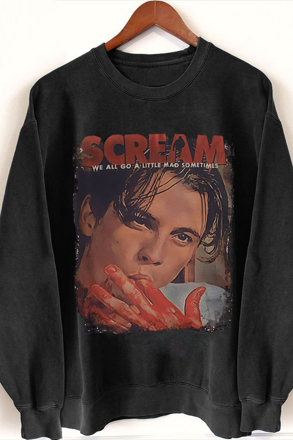 Scream Billy Loomis Lets Watch Scary Movies Sweatshirt For Women