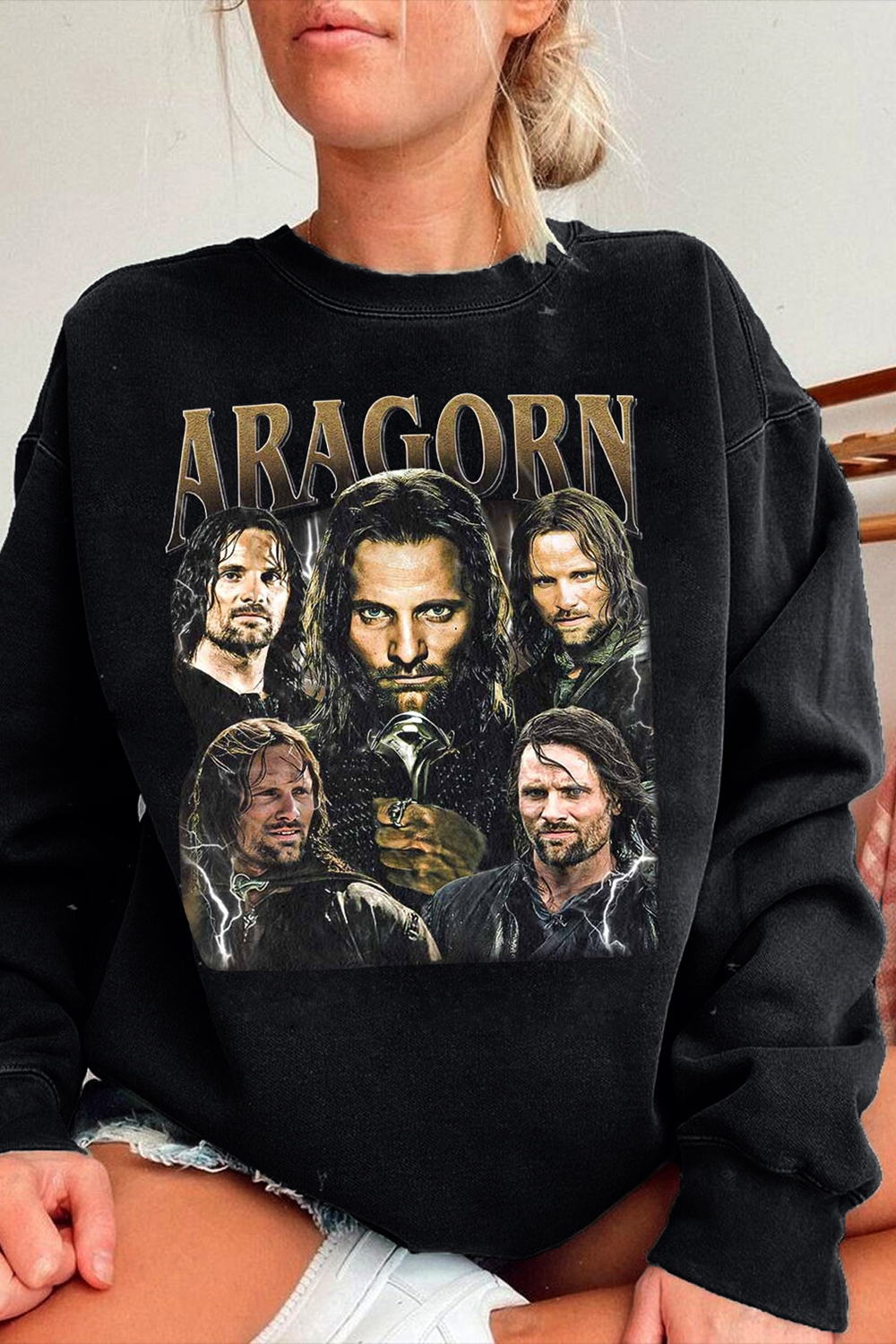 Limited Aragorn Vintage Sweatshirt For Women