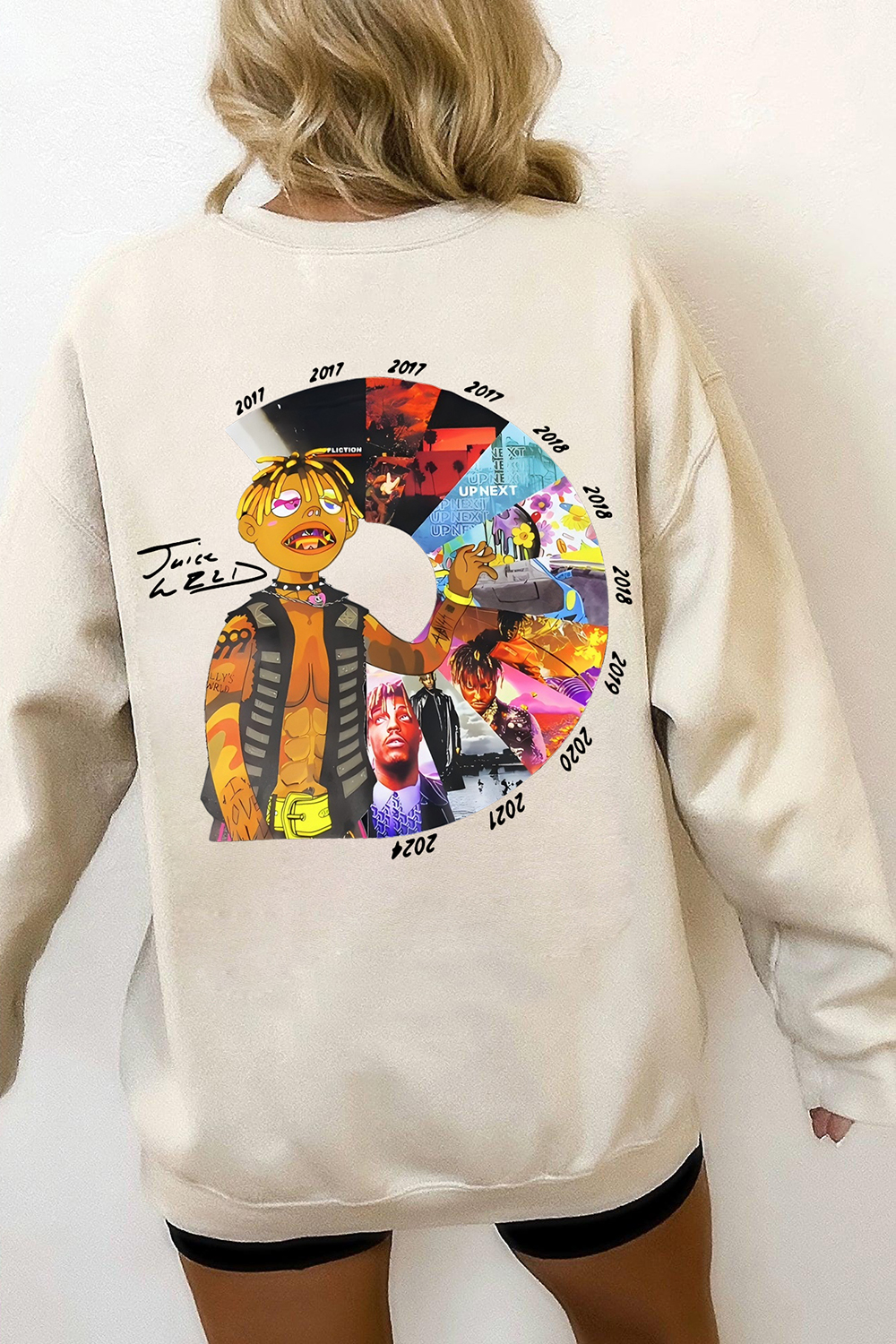 Juice Wrld 999 Album Legend Never Dies Fleece Sweatshirt For Women