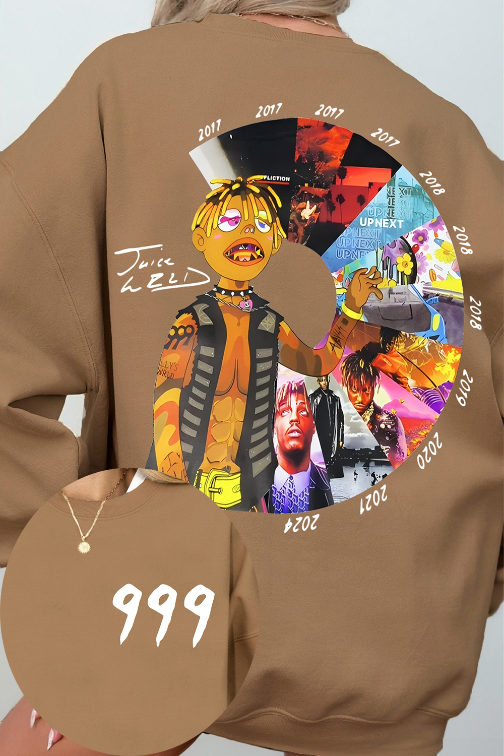 Juice Wrld 999 Album Legend Never Dies Fleece Sweatshirt For Women