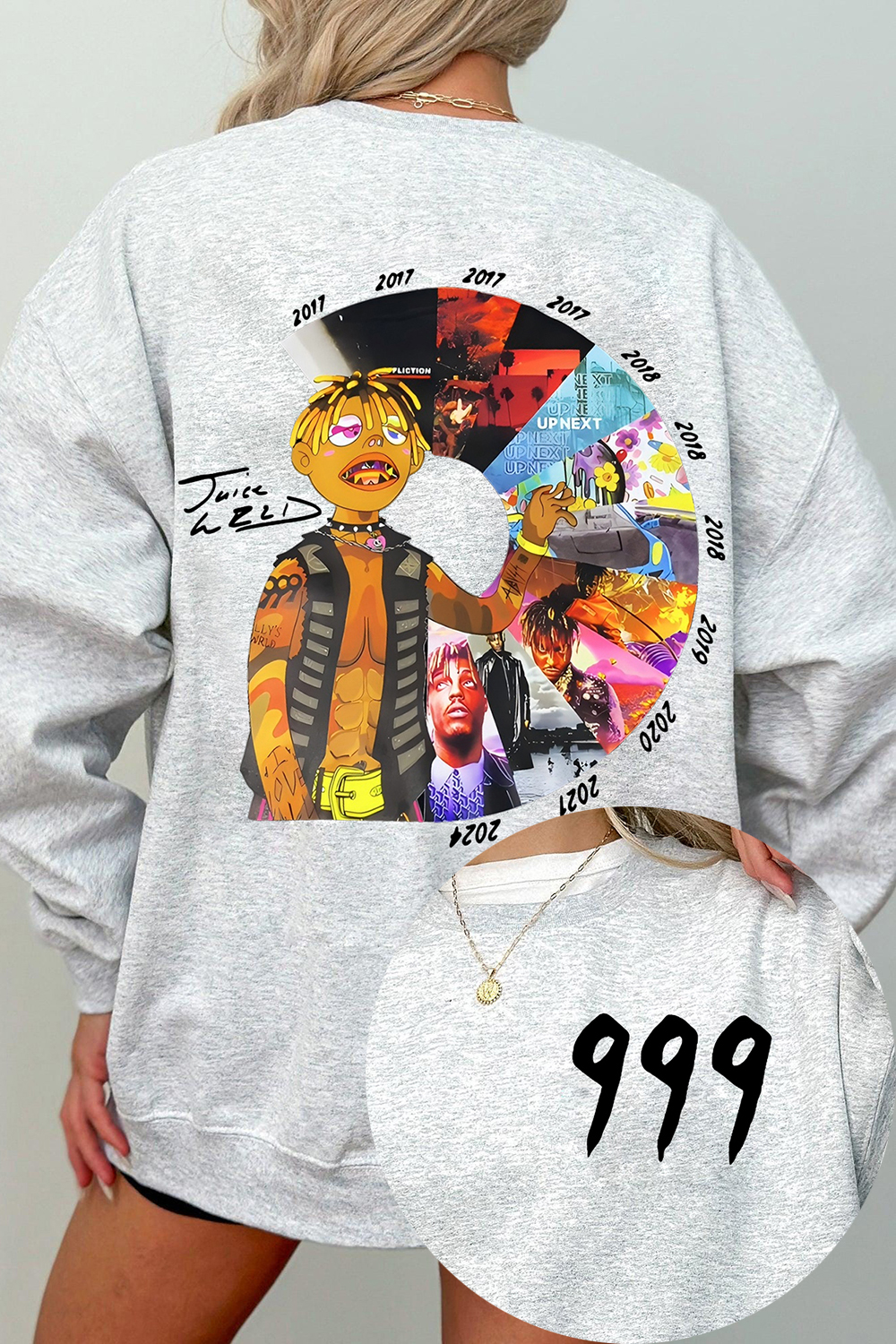 Juice Wrld 999 Album Legend Never Dies Fleece Sweatshirt For Women