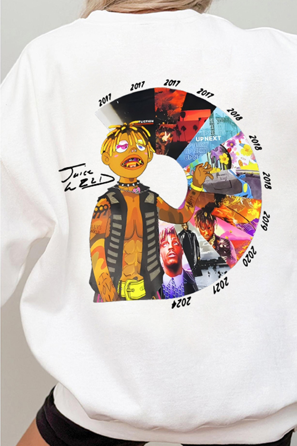 Juice Wrld 999 Album Legend Never Dies Fleece Sweatshirt For Women