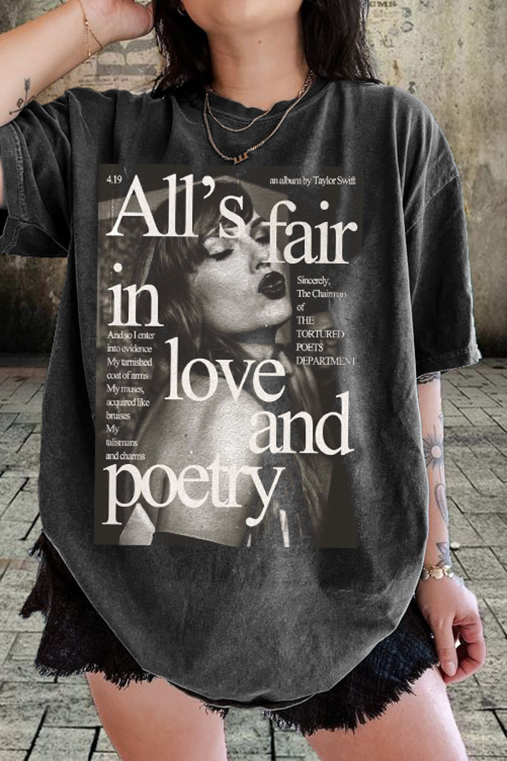 Taylor Swift The Tortured Poets Department Tee For Women
