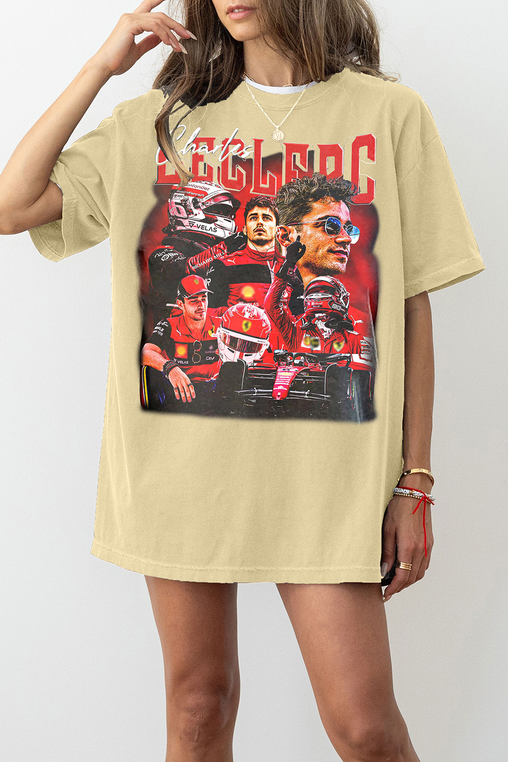 Limited Charles Leclerc Graphic Tee For Women