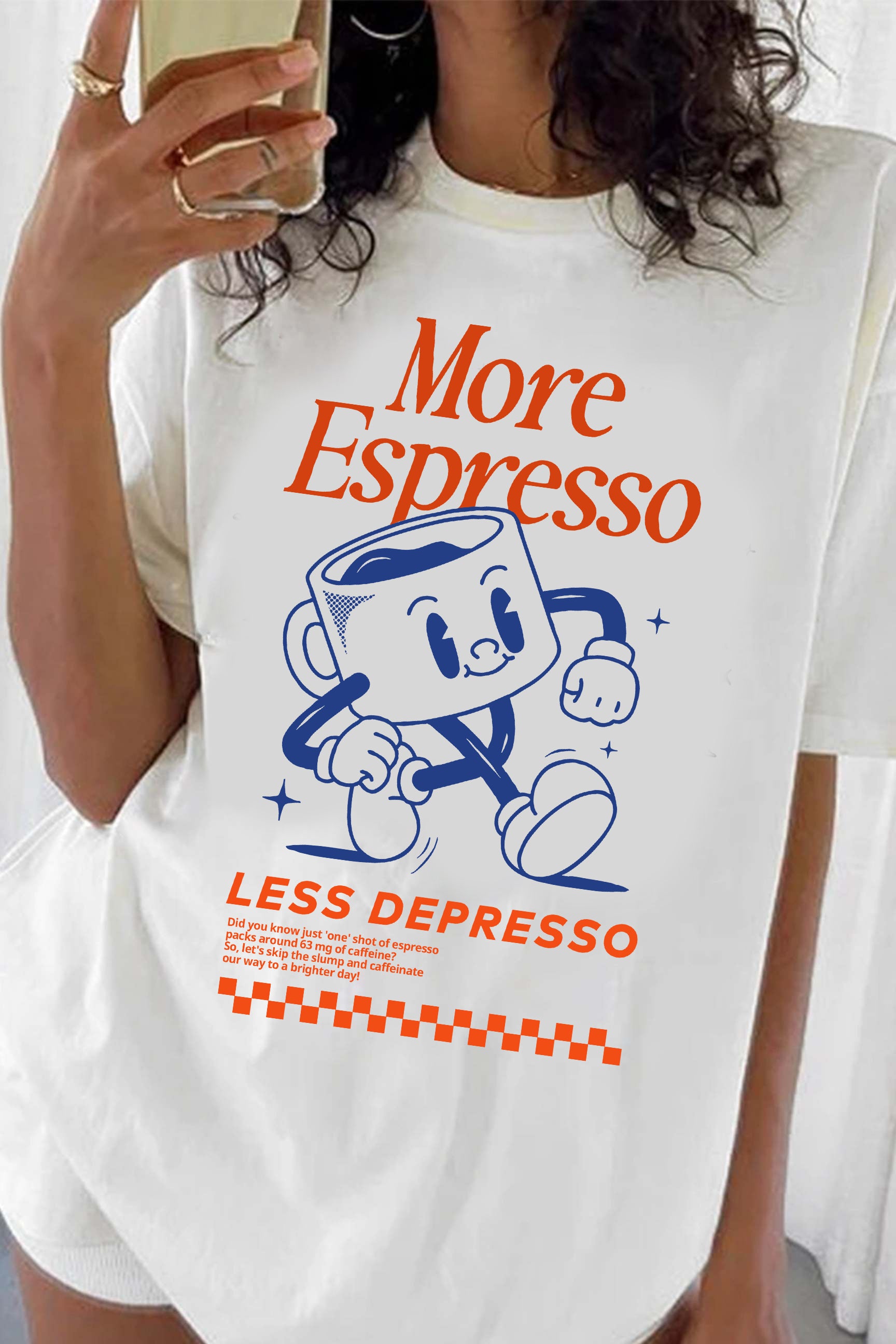 More Espresso Less Depresso Tee For Women
